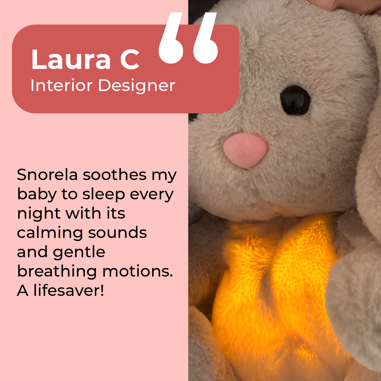 Snorela Bunny Calm Plush